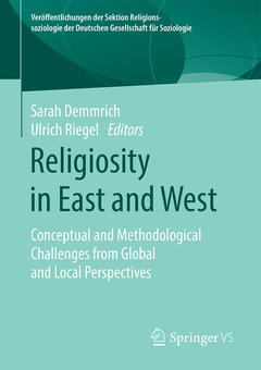 Couverture de l’ouvrage Religiosity in East and West