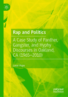 Couverture de l’ouvrage Rap and Politics
