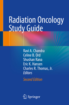 Couverture de l’ouvrage Radiation Oncology Study Guide