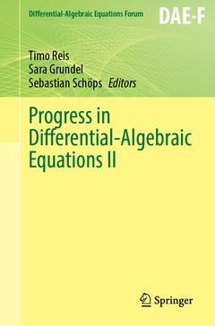 Cover of the book Progress in Differential-Algebraic Equations II