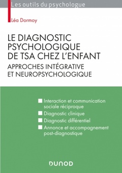 Cover of the book L'évaluation diagnostique de l'enfant avec trouble du spectre de l'autisme