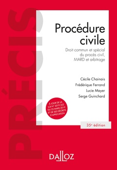 Cover of the book Procédure civile. 35e éd. - Droit commun et spécial du procès civil, MARD et arbitrage