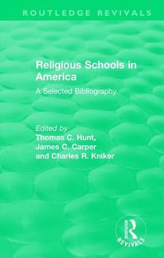Couverture de l’ouvrage Religious Schools in America (1986)