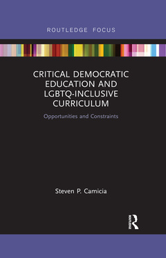 Cover of the book Critical Democratic Education and LGBTQ-Inclusive Curriculum