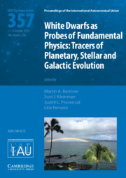 Couverture de l’ouvrage White Dwarfs as Probes of Fundamental Physics (IAU S357)