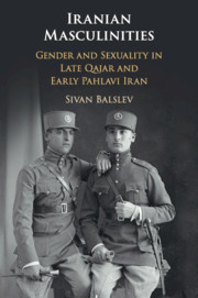 Couverture de l’ouvrage Iranian Masculinities