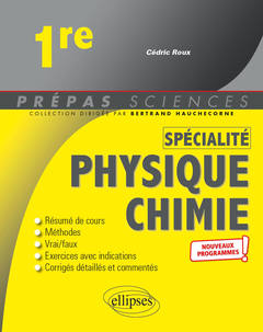 Cover of the book Spécialité Physique-chimie - Première - nouveaux programmes
