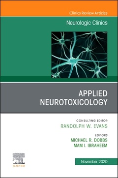 Couverture de l’ouvrage Applied Neurotoxicology,An Issue of Neurologic Clinics