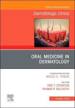 Couverture de l’ouvrage Oral Medicine in Dermatology, An Issue of Dermatologic Clinics