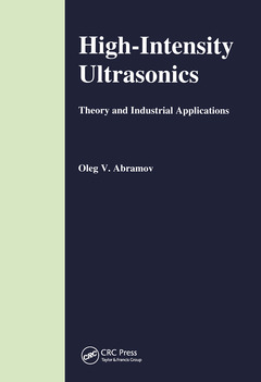 Couverture de l’ouvrage High-Intensity Ultrasonics