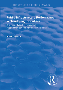 Couverture de l’ouvrage Public Infrastructure Performance in Developing Countries