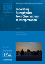 Couverture de l’ouvrage Laboratory Astrophysics (IAU S350)