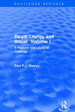 Couverture de l’ouvrage Death Liturgy and Ritual