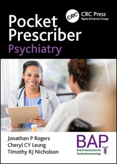 Couverture de l’ouvrage Pocket Prescriber Psychiatry