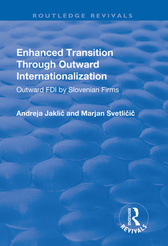 Couverture de l’ouvrage Enhanced Transition Through Outward Internationalization