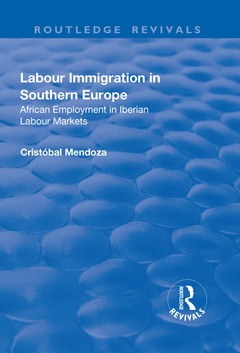 Couverture de l’ouvrage Labour Immigration in Southern Europe