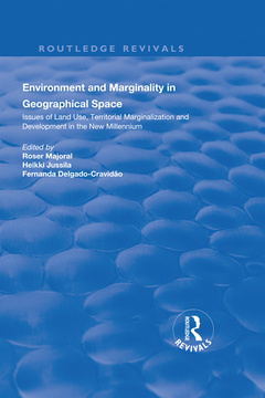 Couverture de l’ouvrage Environment and Marginality in Geographical Space