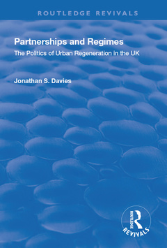 Couverture de l’ouvrage Partnerships and Regimes