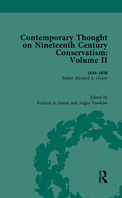 Couverture de l’ouvrage Contemporary Thought on Nineteenth Century Conservatism