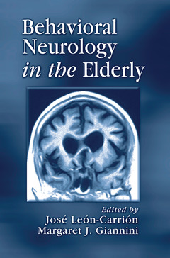 Couverture de l’ouvrage Behavioral Neurology in the Elderly