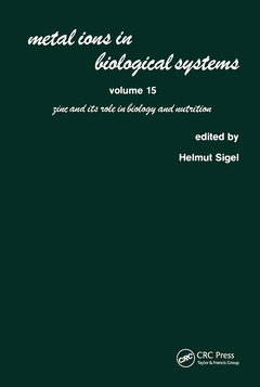 Couverture de l’ouvrage Metal Ions in Biological Systems