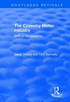 Cover of the book The Coventry Motor Industry