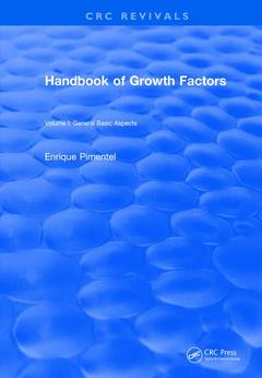 Couverture de l’ouvrage Revival: Handbook of Growth Factors (1994)