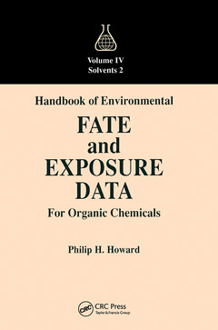 Cover of the book Handbook of Environmental Fate and Exposure Data for Organic Chemicals, Volume IV