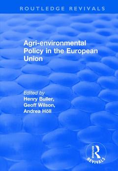 Couverture de l’ouvrage Agri-environmental Policy in the European Union