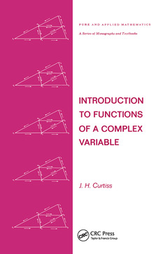 Couverture de l’ouvrage Introduction to Functions of a Complex Variable