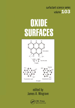 Couverture de l’ouvrage Oxide Surfaces
