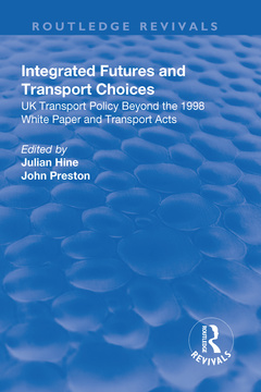 Couverture de l’ouvrage Integrated Futures and Transport Choices