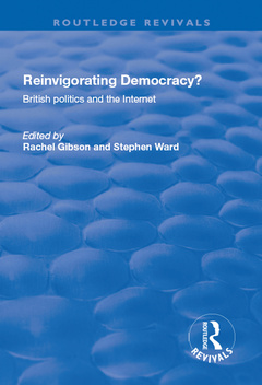 Couverture de l’ouvrage Reinvigorating Democracy?