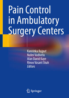 Couverture de l’ouvrage Pain Control in Ambulatory Surgery Centers