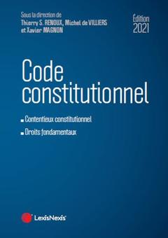 Couverture de l’ouvrage code constitutionnel 2021
