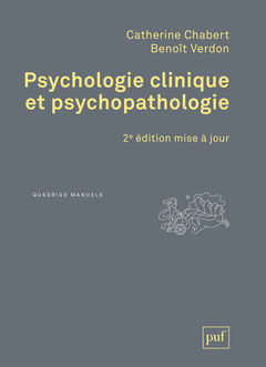 Couverture de l’ouvrage Psychologie clinique et psychopathologie