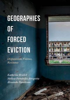 Couverture de l’ouvrage Geographies of Forced Eviction
