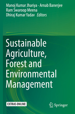 Couverture de l’ouvrage Sustainable Agriculture, Forest and Environmental Management