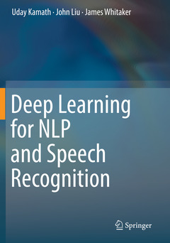 Couverture de l’ouvrage Deep Learning for NLP and Speech Recognition
