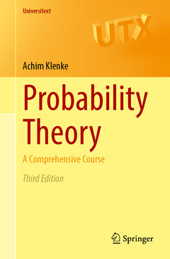 Couverture de l’ouvrage Probability Theory