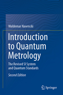 Couverture de l’ouvrage Introduction to Quantum Metrology