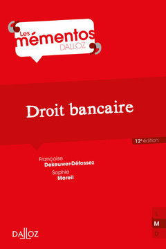 Cover of the book Droit bancaire 12ed