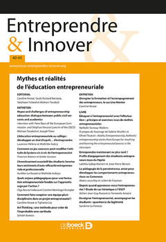 Couverture de l’ouvrage Entreprendre & Innover 2019/3-4 - 42-43 - Mythes et réalités de l'éducation entrepreneuriale