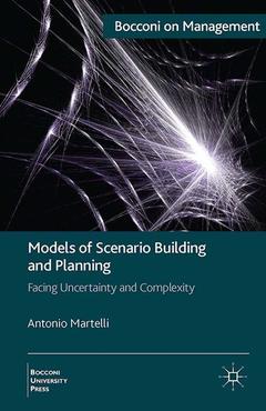 Couverture de l’ouvrage Models of Scenario Building and Planning