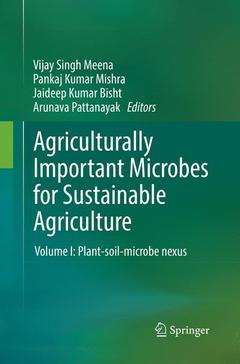Couverture de l’ouvrage Agriculturally Important Microbes for Sustainable Agriculture 