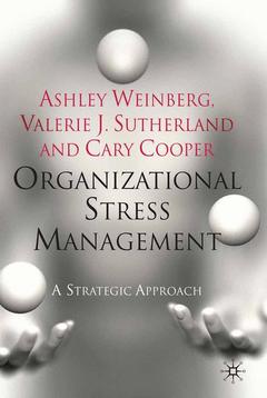 Couverture de l’ouvrage Organizational Stress Management