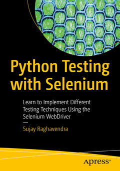 Cover of the book Python Testing with Selenium