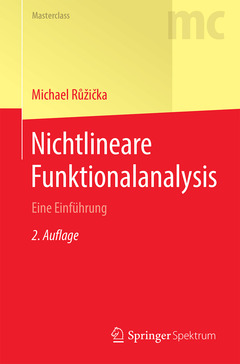 Couverture de l’ouvrage Nichtlineare Funktionalanalysis