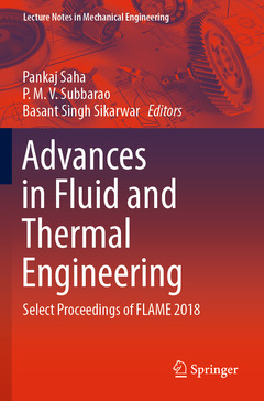 Couverture de l’ouvrage Advances in Fluid and Thermal Engineering