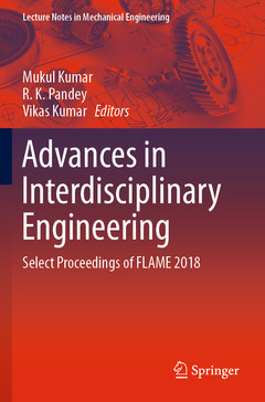 Couverture de l’ouvrage Advances in Interdisciplinary Engineering 